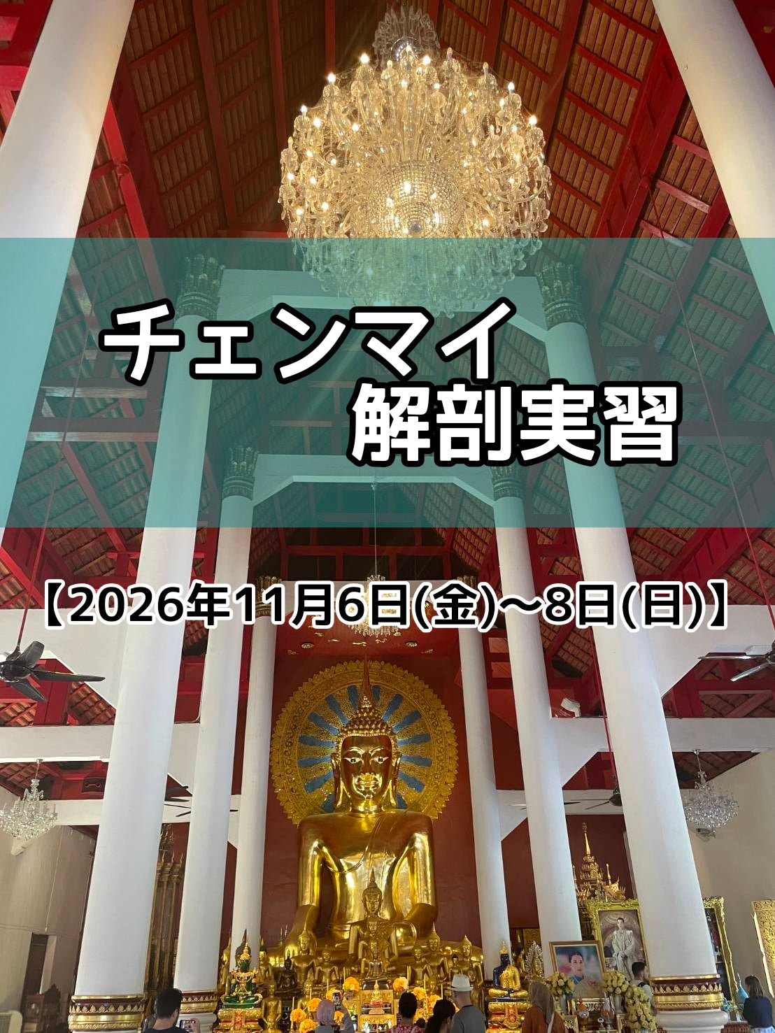 [2026.11/6〜11/8]  チェンマイ大学【解剖学実習】