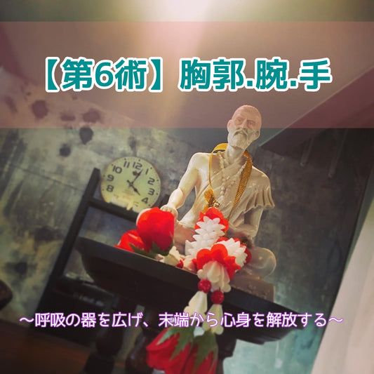【風使い第6術】 胸郭・腕・手　〜呼吸の器を広げる〜　２日間